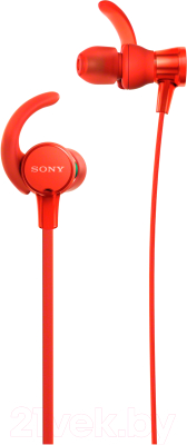 Наушники-гарнитура Sony MDR-XB510ASR (красный)