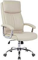 Кресло офисное Седия Levada Chrome Eco (кремовый) - 