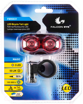 Фонарь для велосипеда Mactronic Falcon Eye Magic FBR0031 (задний)