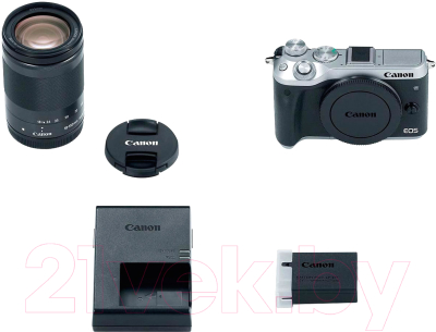 Беззеркальный фотоаппарат Canon EOS M6 Kit 18-150mm IS STM (1724C044AA)