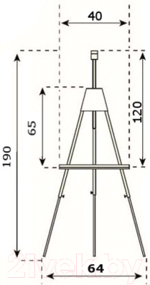 Подставка для офисной доски Akavim MTR (72x140)