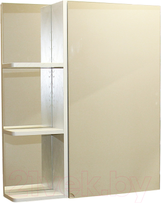 Шкаф с зеркалом для ванной СанитаМебель Лотос 101.650 (правый)