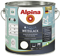

Эмаль Alpina, Aqua Weisslack