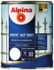 Эмаль Alpina Direkt auf Rost RAL9016 (750мл, яркий белый) - 