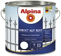 

Эмаль Alpina, Direkt auf Rost RAL9016