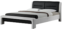 Полуторная кровать Halmar Cassandra 120x200 (белый/черный) - 