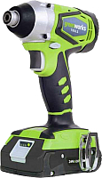 

Аккумуляторный шуруповерт Greenworks, G24ID