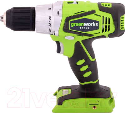 Аккумуляторная дрель-шуруповерт Greenworks G24DD (3701507)