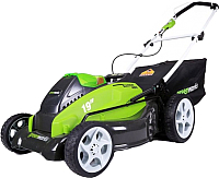 

Газонокосилка электрическая Greenworks, G40LM45