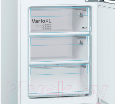 Холодильник с морозильником Bosch KGV36XW21R