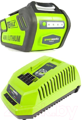 Набор аккумуляторов для электроинструмента Greenworks 40V Lux (+ зарядное устройство)