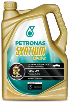 Моторное масло Petronas Syntium 3000 E 5W40 70134M12EU/18055019 (5л)