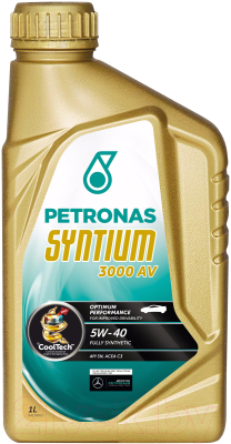 Моторное масло Petronas Syntium 3000 AV 5W40 70179E18EU/18281619 (1л)