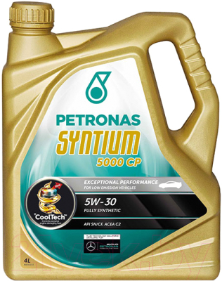 Моторное масло Petronas Syntium 5000 CP 5W30 70263K1YEU/18314019 (4л)