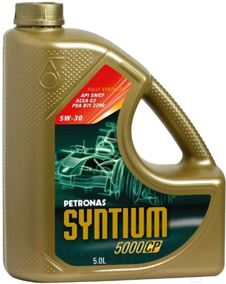 Моторное масло Petronas Syntium 5000 CP 5W30 70263M12EU/18315019 (5л)