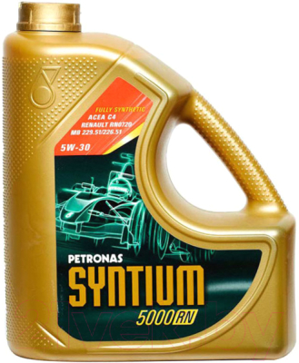 Моторное масло Petronas Syntium 5000 RN 5W30 70543M12EU/18325019 (5л)