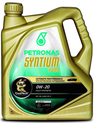 Моторное масло Petronas Syntium 7000 0W20 / 18364019 (4л)