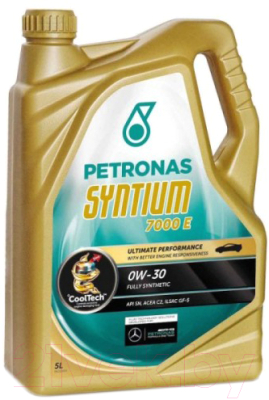 Моторное масло Petronas Syntium 7000 E 0W30 70180M12EU/18555019 (5л)