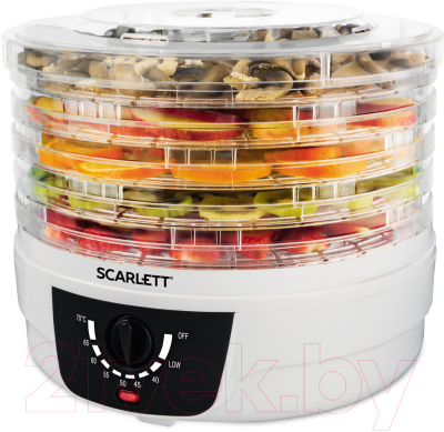 Сушилка для овощей и фруктов Scarlett SC-FD421004 (белый)