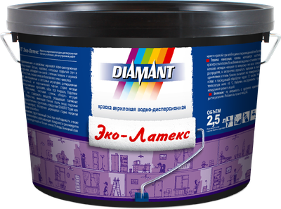 Краска Diamant Эко-Латекс акриловая
