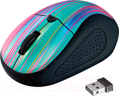 Мышь Trust Primo Wireless 21479 (black-rainbow)