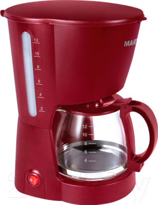 Капельная кофеварка Marta MT-2113 (красный гранат)