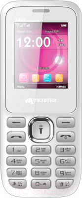 Мобильный телефон Micromax X406 (белый)
