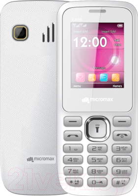 Мобильный телефон Micromax X406 (белый)