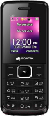 Мобильный телефон Micromax X507 (черный)