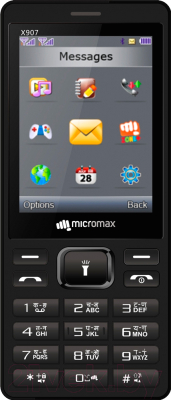 Мобильный телефон Micromax X907 (черный)