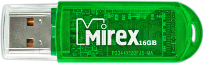 Usb flash накопитель Mirex Elf Green 16GB (13600-FMUGRE16)
