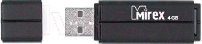 Usb flash накопитель Mirex Line Black 4GB (13600-FMULBK04)