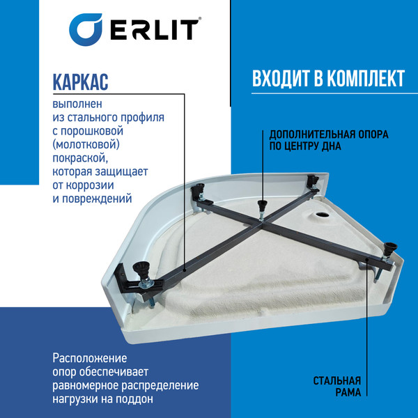 Купить Душевая кабина Erlit ER3512PL-C4-RUS в Гомеле