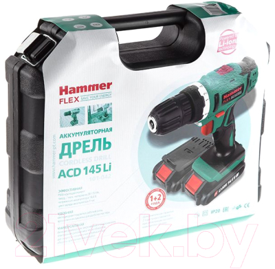 Аккумуляторная дрель-шуруповерт Hammer Flex ACD145Li