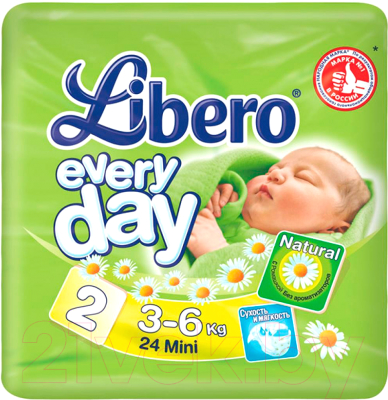 Подгузники детские Libero Everyday Mini 2 (24шт)
