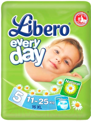 Подгузники детские Libero Everyday Extra Large XL 5 (16шт)