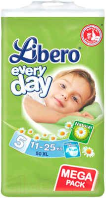 Подгузники детские Libero Everyday Extra Large XL 5 (56шт)