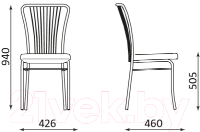 Стул Nowy Styl Neron Chrome (V-26)