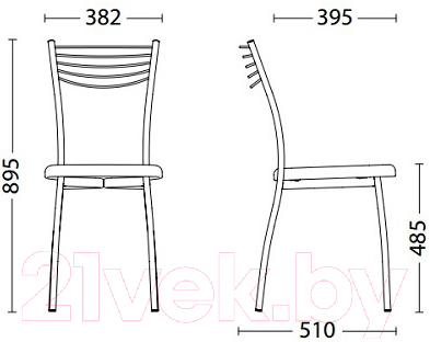 Стул Nowy Styl Viola Chrome (V-3)