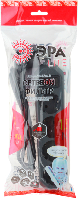 Сетевой фильтр ЭРА USF-M-4es-1.5m-B