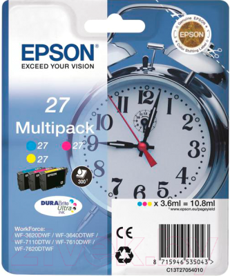 Комплект картриджей Epson T2705 Multipack / C13T27054022