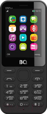 Мобильный телефон BQ Step L+ BQ-2431 (черный)