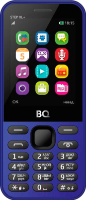 Мобильный телефон BQ Step XL+ BQ-2831 (темно-синий)