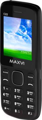 Мобильный телефон Maxvi C22 (черный)