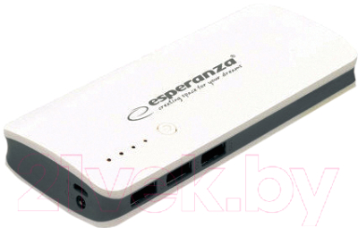 Портативное зарядное устройство Esperanza Radium ESP-054448 / EMP106WE (белый/серый)