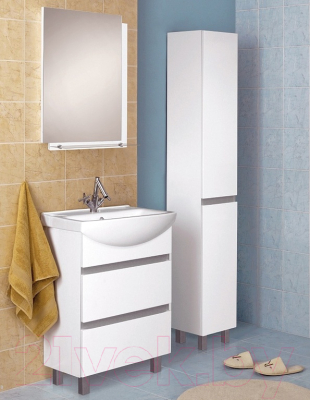 Шкаф-пенал для ванной Cersanit Estella Y-SL-EST-P (правый, белый)