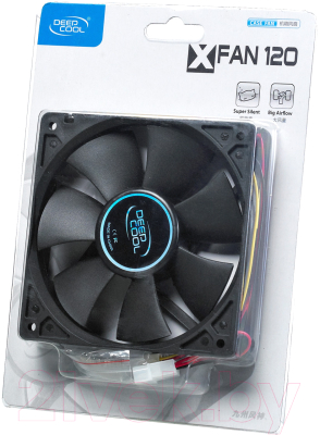 Вентилятор для корпуса Deepcool XFAN 120 (черный)