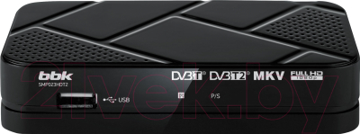 Тюнер цифрового телевидения BBK SMP023HDT2 (черный)