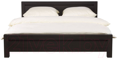 Двуспальная кровать Black Red White August S83-LOZ/180 (дуб венге)