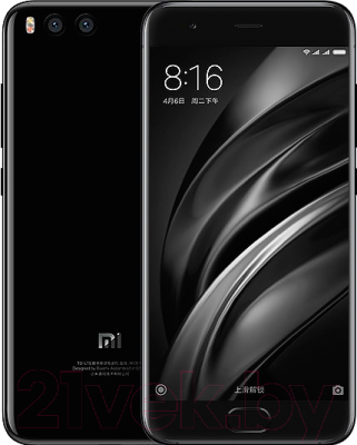 Смартфон Xiaomi Mi 6 6GB/128GB (черный)